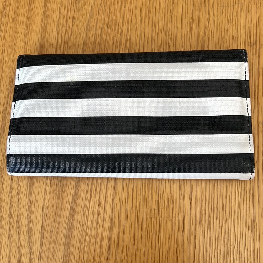 KUT from the kloth White & Black striped Wallet EUC - Picture 4 of 15